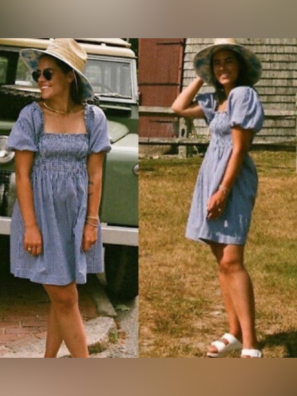 Hill House Nantucket Exclusive Blue Gingham Athena Nap Dress